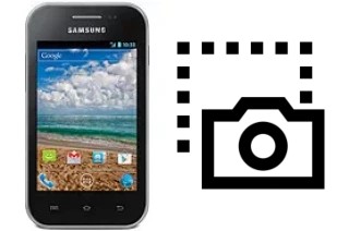 Captura de pantalla en Samsung Galaxy Discover S730M