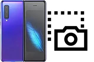 Captura de pantalla en Samsung Galaxy Fold