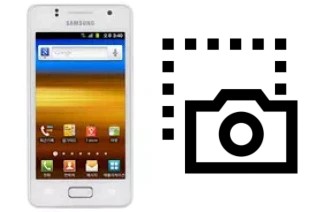 Captura de pantalla en Samsung Galaxy M Style M340S