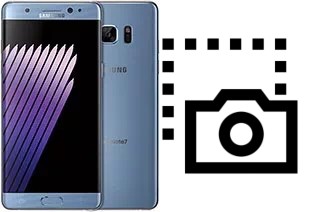 Captura de pantalla en Samsung Galaxy Note7