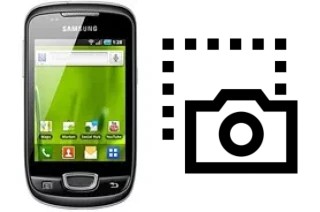 Captura de pantalla en Samsung Galaxy Pop Plus S5570i