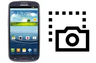 Captura de pantalla en Samsung Galaxy S III I747