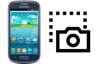 Captura de pantalla en Samsung I8190 Galaxy S III mini