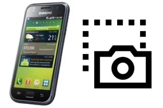 Captura de pantalla en Samsung I9000 Galaxy S