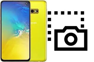 Captura de pantalla en Samsung Galaxy S10e