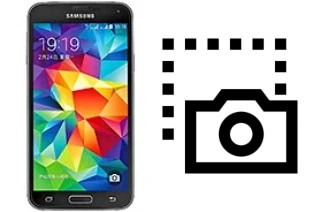 Captura de pantalla en Samsung Galaxy S5 Duos