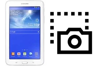 Captura de pantalla en Samsung Galaxy Tab 3 lite