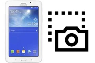 Captura de pantalla en Samsung Galaxy Tab 3 V