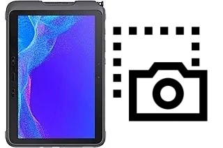 Captura de pantalla en Samsung Galaxy Tab Active4 Pro