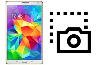 Captura de pantalla en Samsung Galaxy Tab S 8.4 LTE