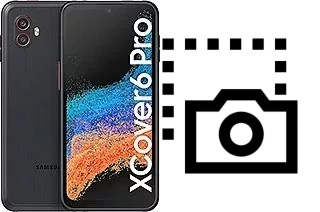 Captura de pantalla en Samsung Galaxy Xcover6 Pro