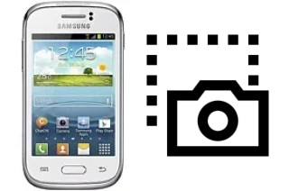 Captura de pantalla en Samsung Galaxy Young S6310