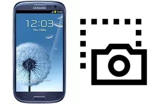 Captura de pantalla en Samsung I9305 Galaxy S III