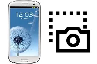 Captura de pantalla en Samsung I9300I Galaxy S3 Neo