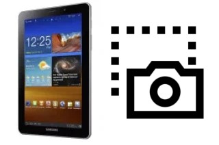 Captura de pantalla en Samsung P6800 Galaxy Tab 7.7