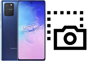 Captura de pantalla en Samsung Galaxy S10 Lite