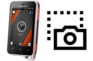 Captura de pantalla en Sony Ericsson Xperia active