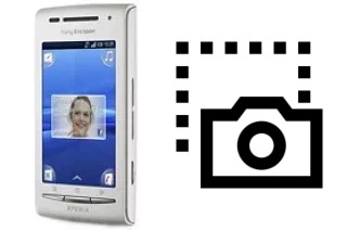 Captura de pantalla en Sony Ericsson Xperia X8