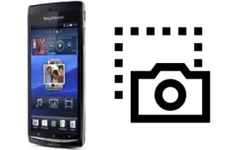 Captura de pantalla en Sony Ericsson Xperia Arc