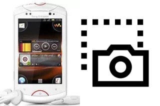 Captura de pantalla en Sony Ericsson Live with Walkman