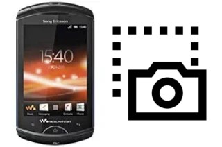 Captura de pantalla en Sony Ericsson WT18i