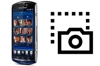 Captura de pantalla en Sony Ericsson Xperia Neo