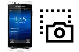 Captura de pantalla en Sony Ericsson Xperia Arc S