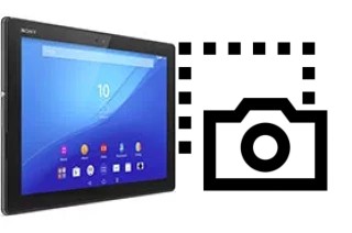 Captura de pantalla en Sony Xperia Z4 Tablet WiFi