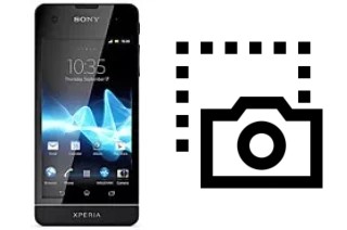 Captura de pantalla en Sony Xperia SX SO-05D