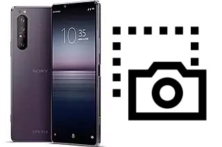 Captura de pantalla en Sony Xperia 1 II