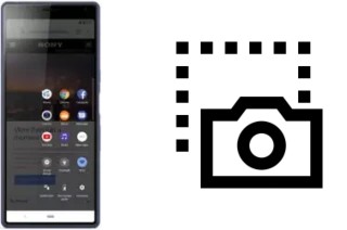 Captura de pantalla en Sony Xperia 10 Plus