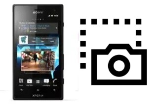 Captura de pantalla en Sony Xperia acro S