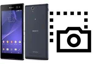 Captura de pantalla en Sony Xperia C3 Dual