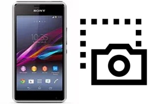 Captura de pantalla en Sony Xperia E1 dual