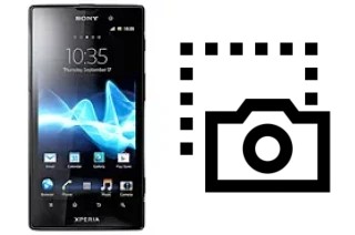 Captura de pantalla en Sony Xperia ion HSPA