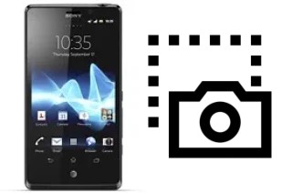 Captura de pantalla en Sony Xperia T LTE