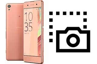 Captura de pantalla en Sony Xperia XA