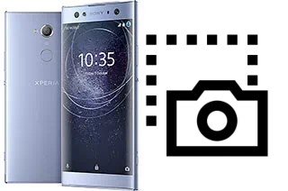 Captura de pantalla en Sony Xperia XA2 Ultra