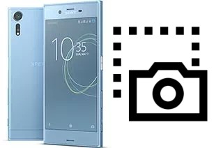 Captura de pantalla en Sony Xperia XZs