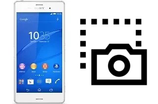 Captura de pantalla en Sony Xperia Z3 Dual