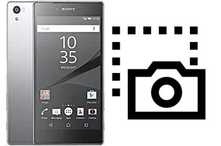 Captura de pantalla en Sony Xperia Z5 Premium