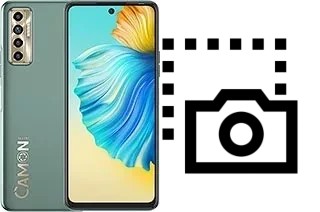 Captura de pantalla en Tecno Camon 17P