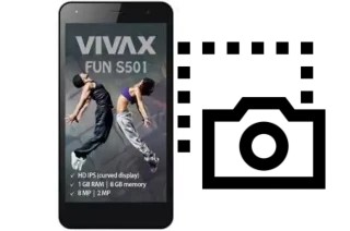 Captura de pantalla en Vivax Fun S501