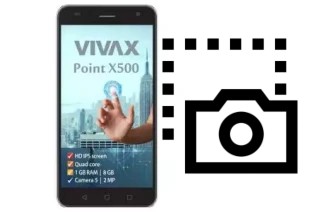 Captura de pantalla en Vivax Point X500