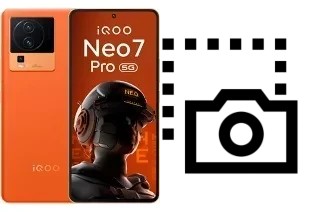 Captura de pantalla en vivo iQOO Neo 7 Pro