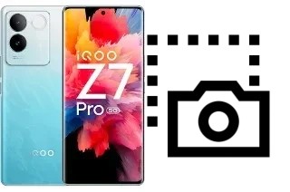 Captura de pantalla en vivo iQOO Z7 Pro