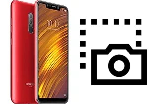 Captura de pantalla en Xiaomi Pocophone F1