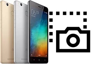 Captura de pantalla en Xiaomi Redmi 3 Pro