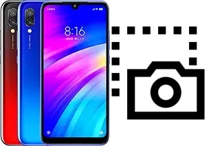 Captura de pantalla en Xiaomi Redmi 7