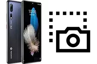 Captura de pantalla en ZTE Axon 10s Pro 5G